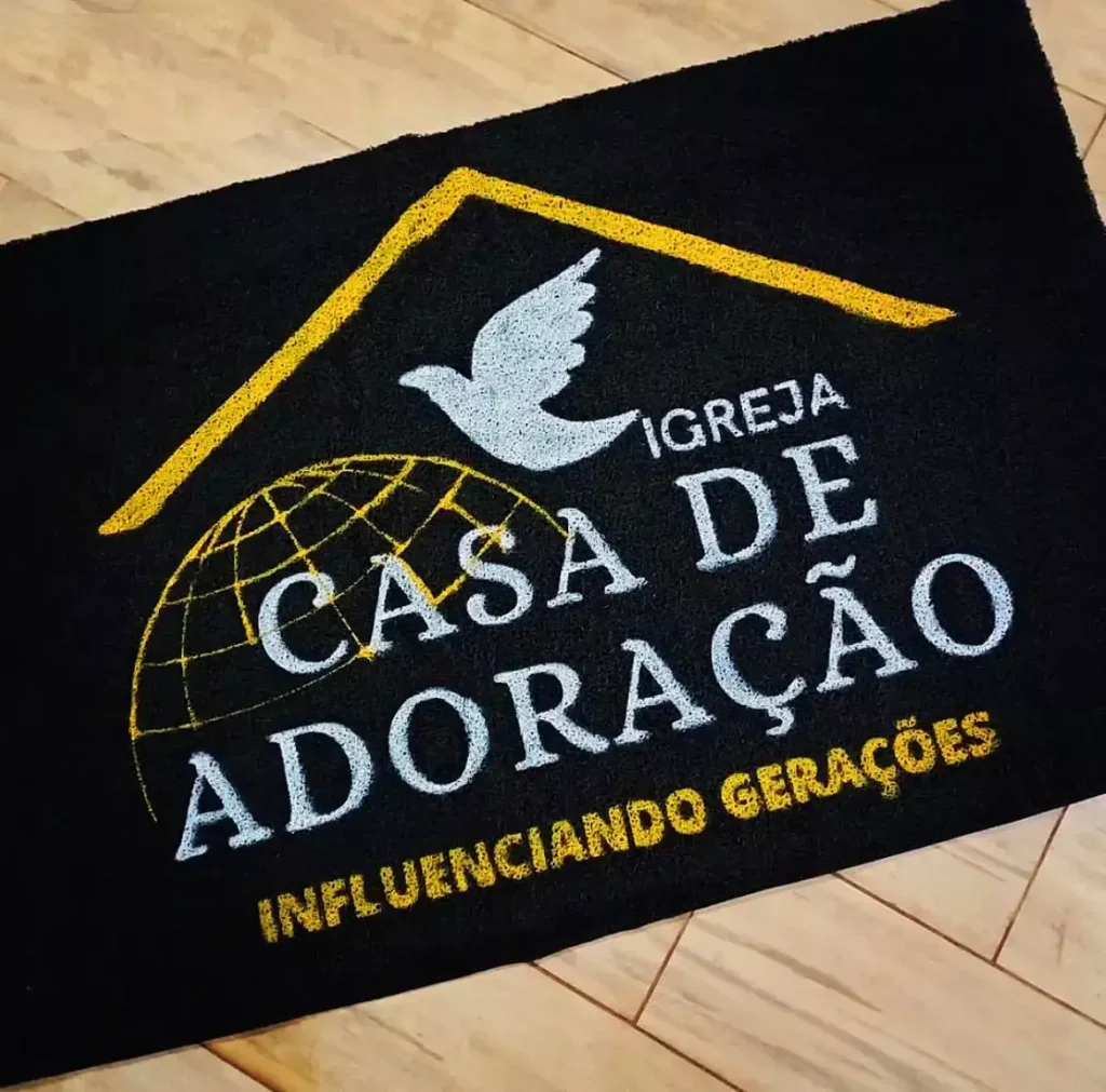 Tapetes personalizados para igrejas e templos - Capachos Forte SP