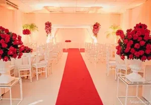 Passadeiras Vermelhas para eventos de gala e casamentos - Todos os tamanhos - Capachos Forte SP