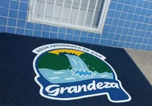 Tapete emborrachado - Tapete de Borracha - Tapete emborrachado personalizado - Capachos Forte SP
