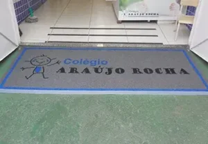 Tapete emborrachado - Tapete de Borracha - Tapete emborrachado personalizado - Capachos Forte SP