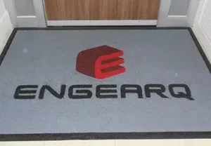 Tapete emborrachado - Tapete de Borracha - Tapete emborrachado personalizado - Capachos Forte SP