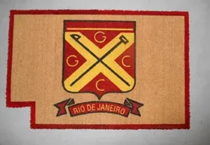 Capachos Personalizados com Brasão de Fibra de Coco- Capachos Forte SP